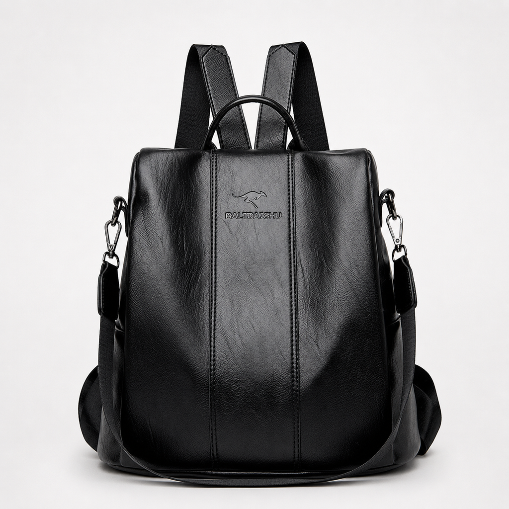 Lunavia – Convertible Leather Backpack Crossbody Bag for Women