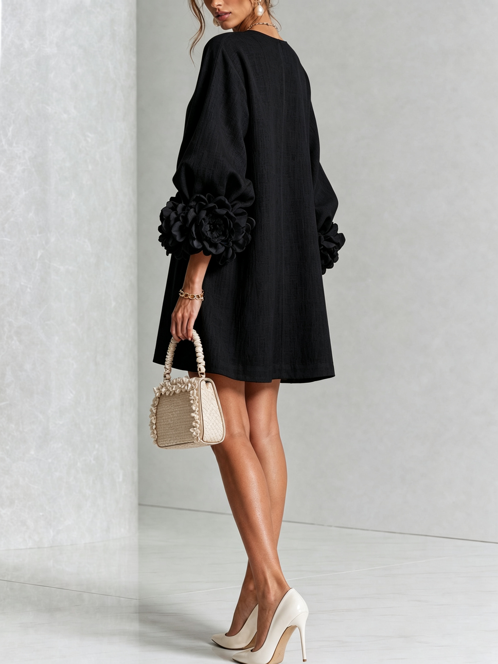 Florence™ | Floral Button-Down Mini Dress