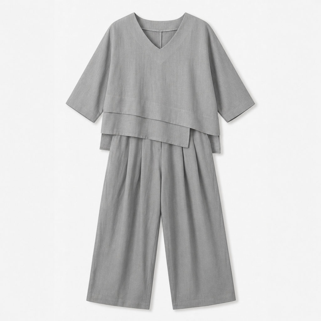 Lunavia – Women's Asymmetric Two-Piece Set