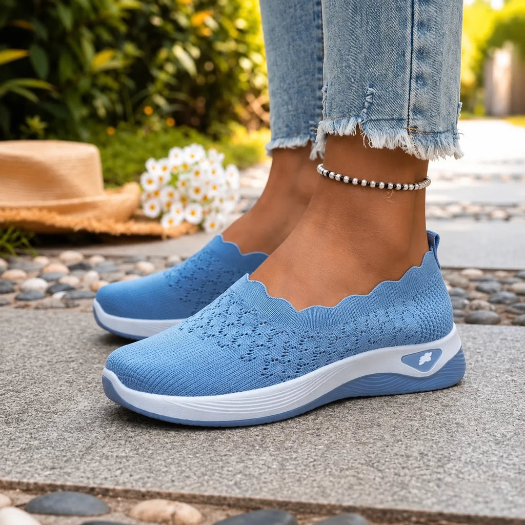 Wavella – Lightweight Slip-On Walking Shoes for Women