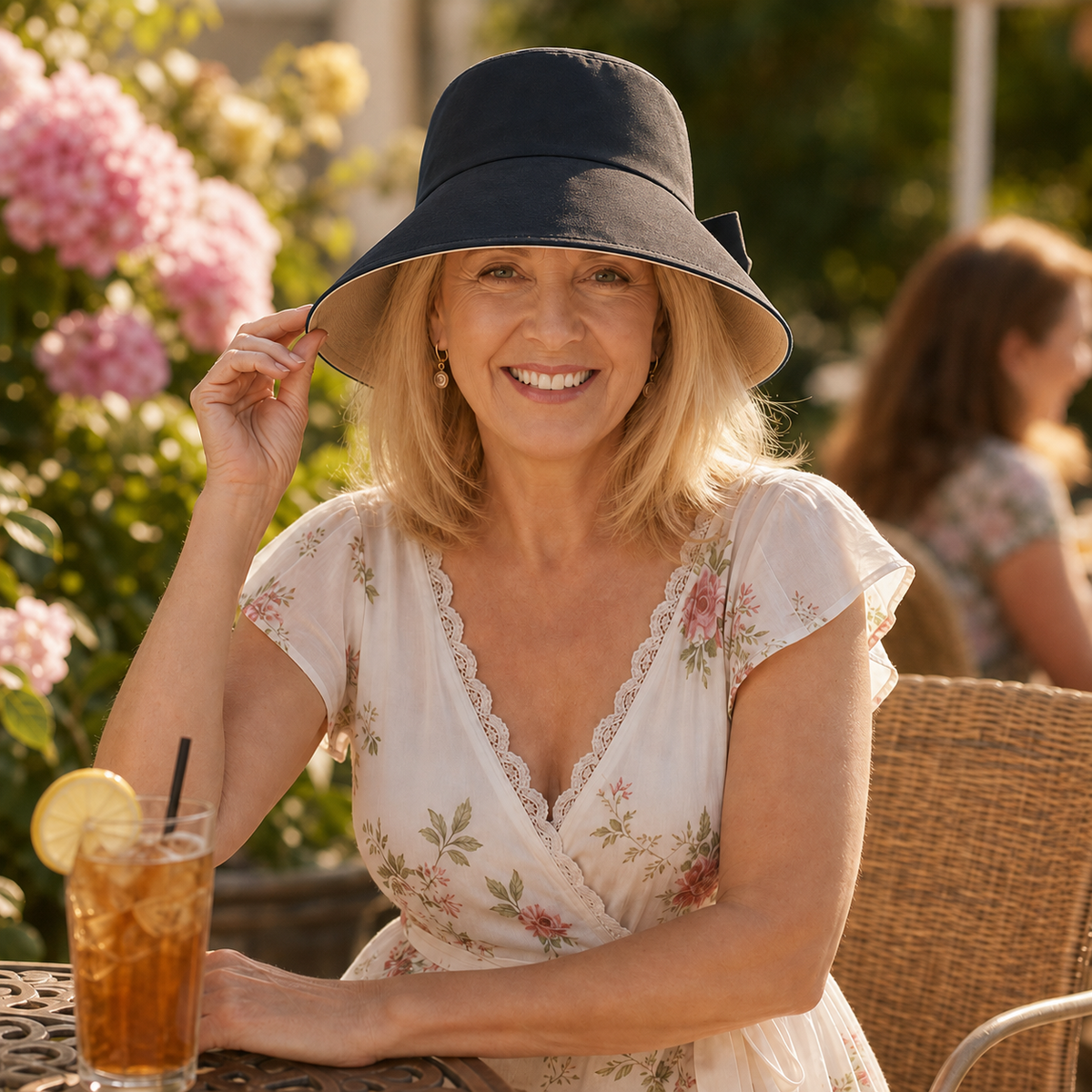 Wearbella – Bowknot Wide Brim Packable Sun Hat