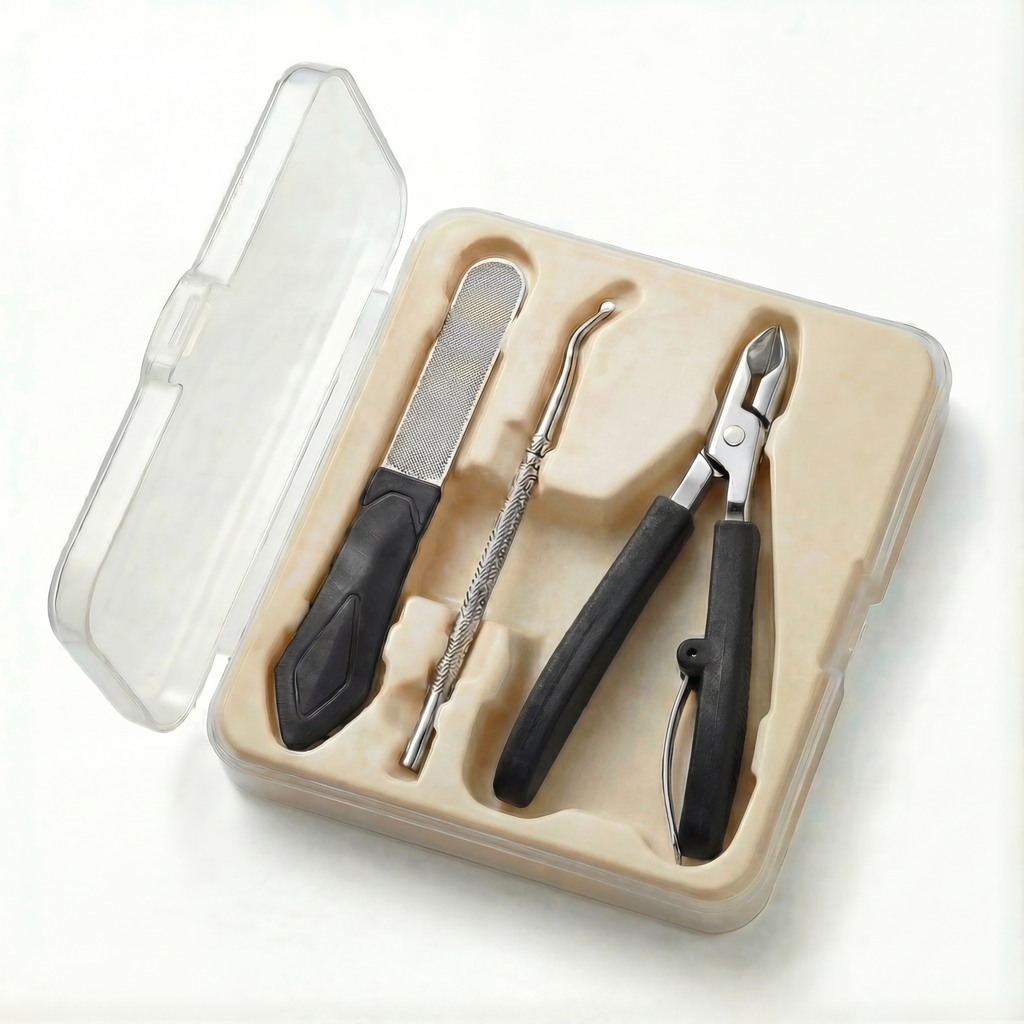 TrimEase - Angled Toenail Clippers for Thick Nails