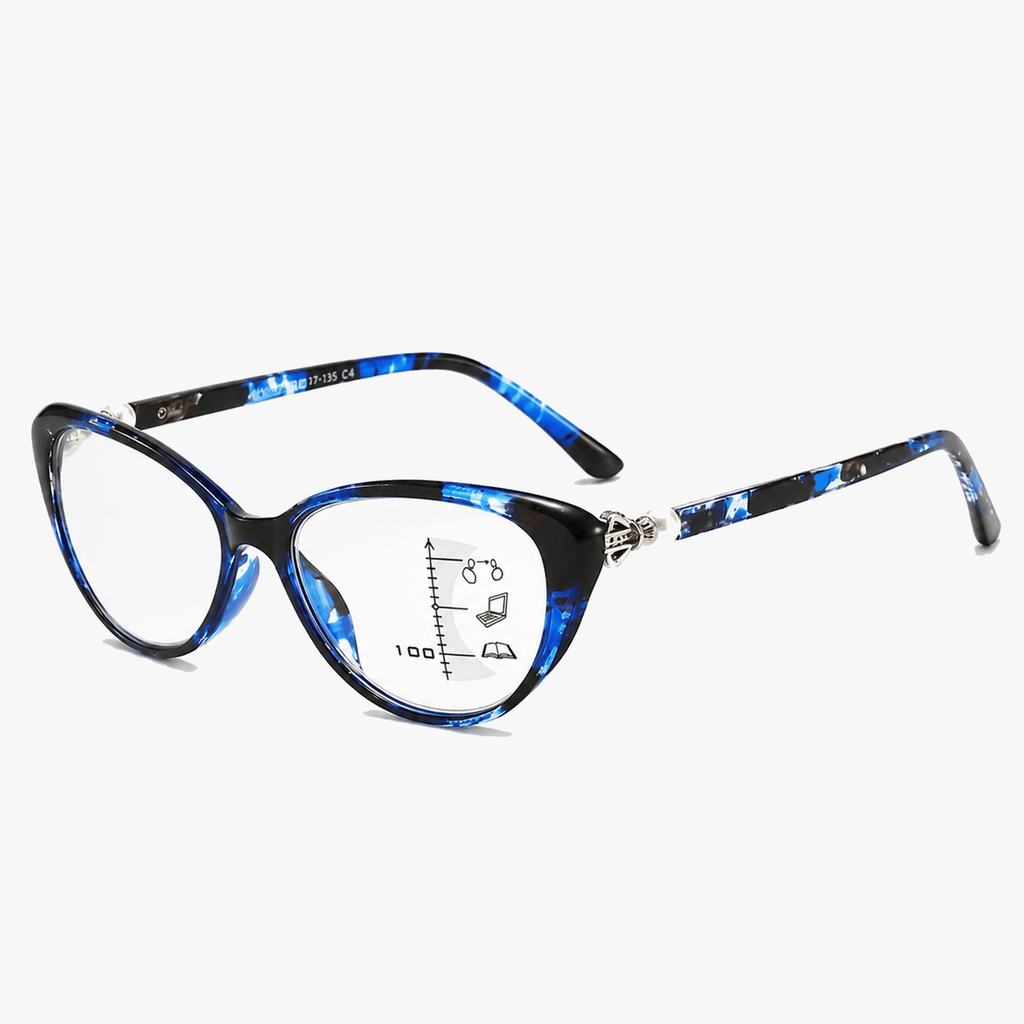 Lumora - Anti-Blue Light Multifocal Cat Eye Reading Glasses (40% Off)