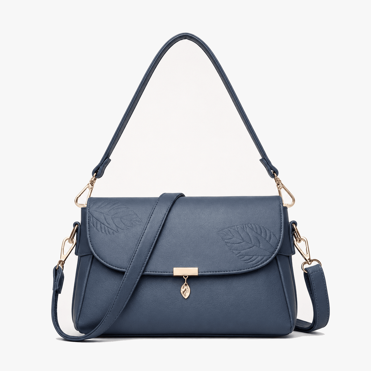 Leafara - Elegant Crossbody Bag with Leaf Detail
