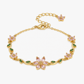 Florelle – Crystal Flower Vine Bracelet