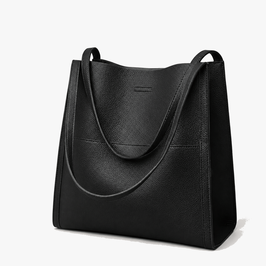 Solenne – Soft Leather Shoulder Tote