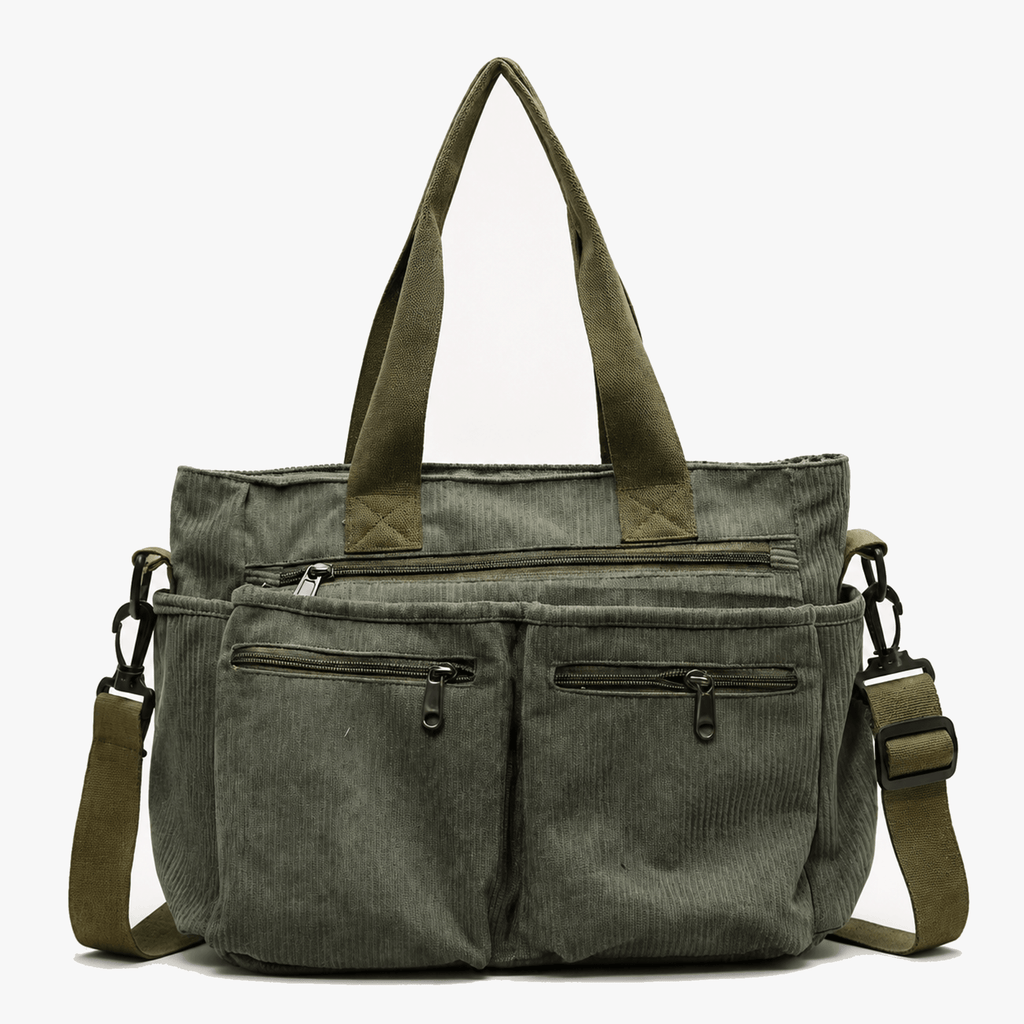 Cordova – Multi Pocket Corduroy Shoulder Bag