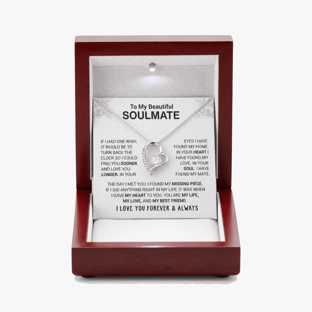 Soulmira – Soulmate Heart Necklace with Love Letter