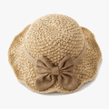 Bellabrim – Woven straw hat with bow detail