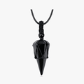 Noctera – Macramé-Wrapped Obsidian Pendant