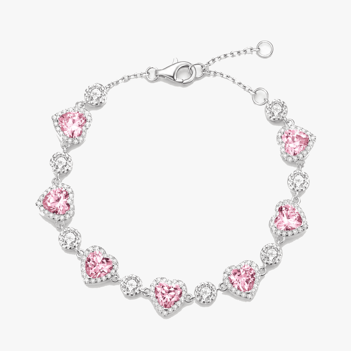 Lunavia – Heart Crystal Halo Bracelet