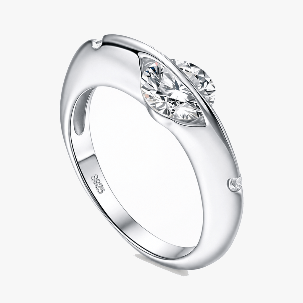Starfable – S925 Sterling Silver Spinning Star Ring