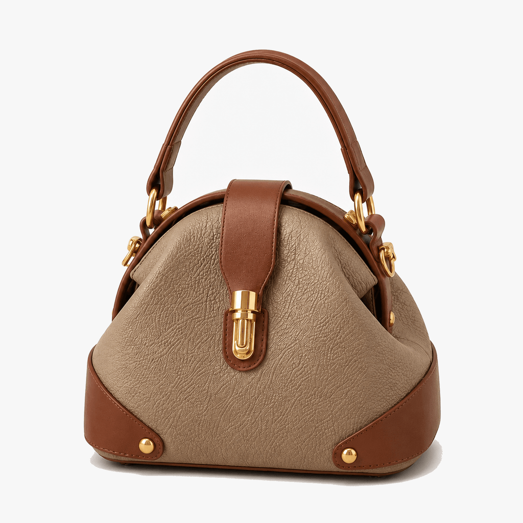 Cola – Two-Tone Leather Handbag for Day to Night