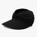 Solenza – Ruched UPF 50+ Sun Visor for Women, Packable Wide Brim