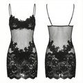 Velaire - Women's Sheer Embroidered Lace Slip Dress