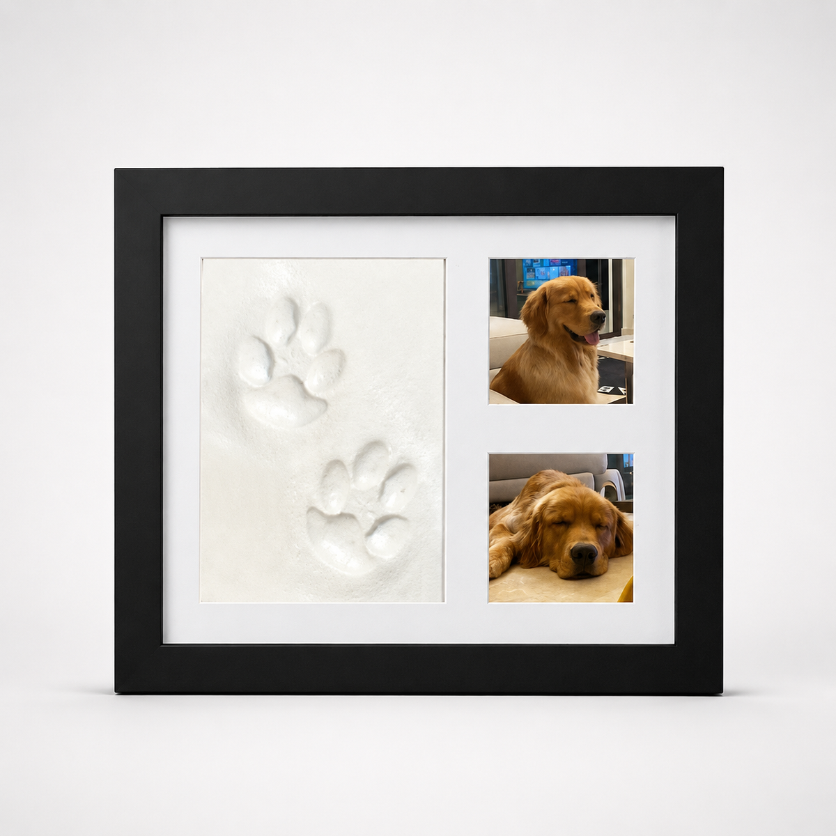 Littlecast – Silver Paw Print Photo Frame Kit