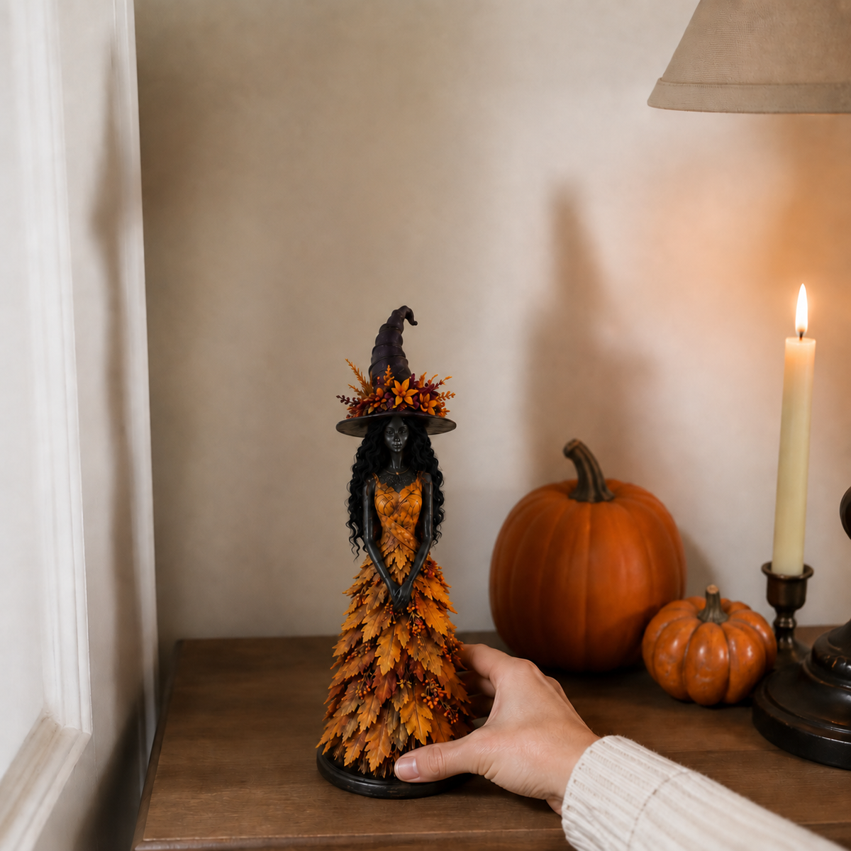 Emberwitch – The Fall Witch Figure That's Elegant, Not Spooky