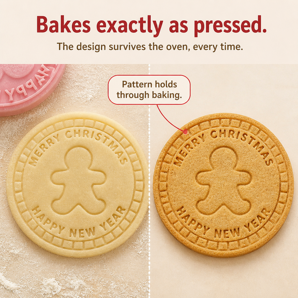 Bakewell Lane – 3D Embossed Cookie Stamp And Cutter Set