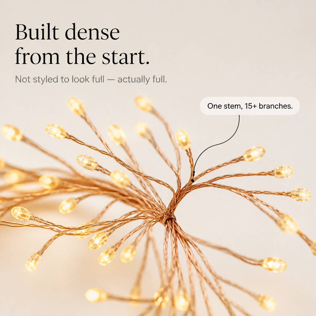 Emberwire – Branched Copper Wire Firecracker Fairy Lights