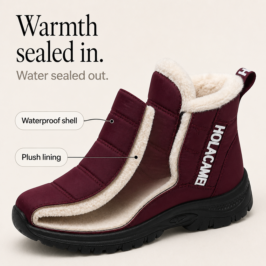 Gripwell – Faux-Fur Lined Waterproof Snow Boots