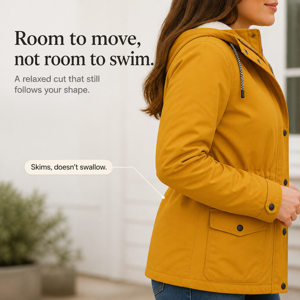 Cozynara – Fleece-Lined Hooded Windproof Jacket