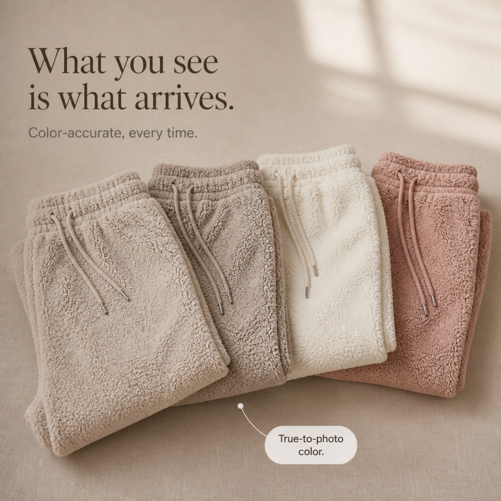 Thermalayne – Sherpa Fleece-Lined Wide-Leg Pants