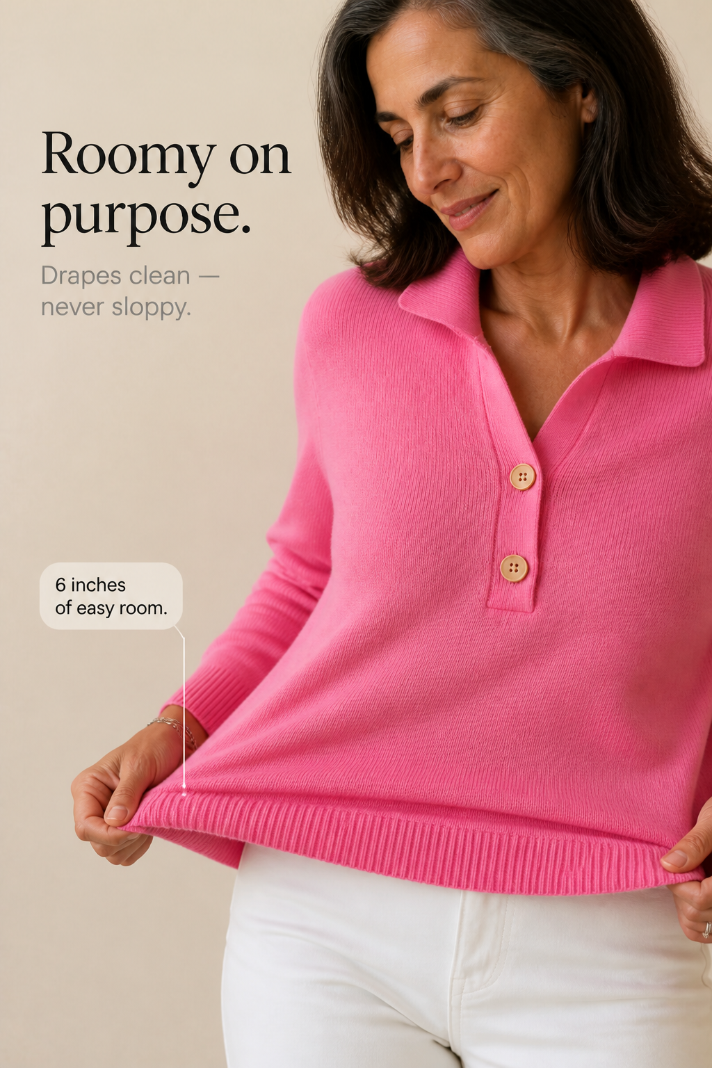 Wearbella – Collared Pullover Sweater