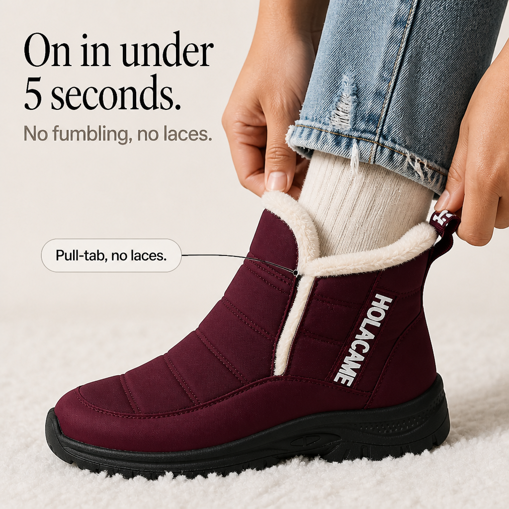 Gripwell – Faux-Fur Lined Waterproof Snow Boots