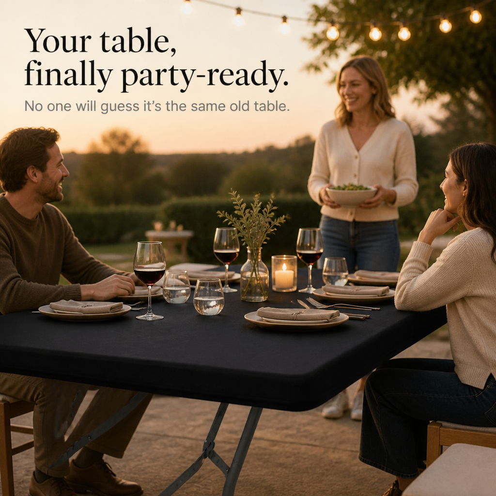 Snugcloth – Four-Corner Elastic Fitted Tablecloth