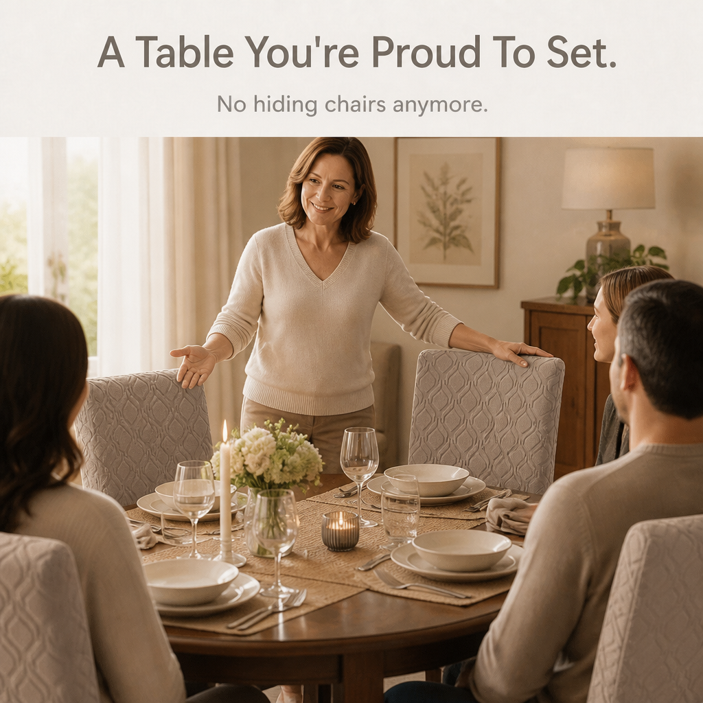 Snugfit – Stretch-Fit Anti-Slip Dining Chair Cover