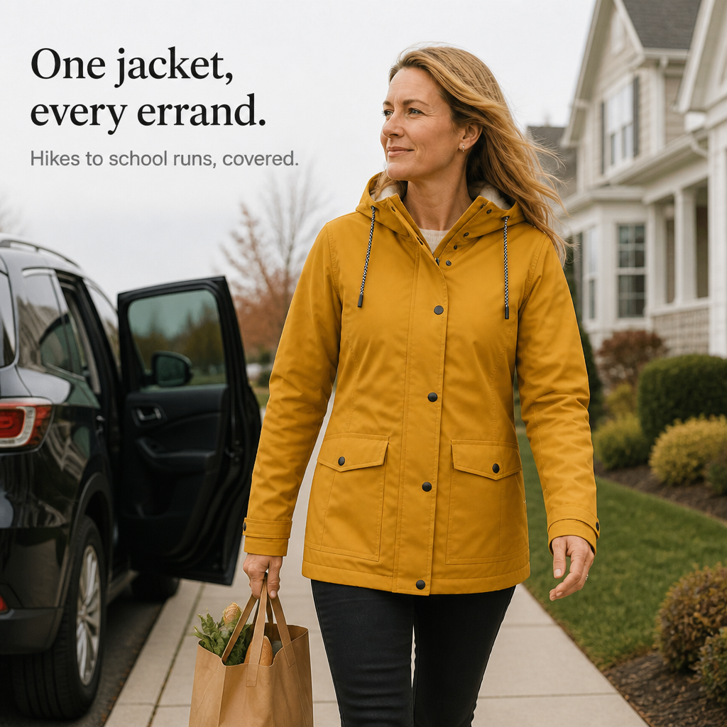 Cozynara – Fleece-Lined Hooded Windproof Jacket
