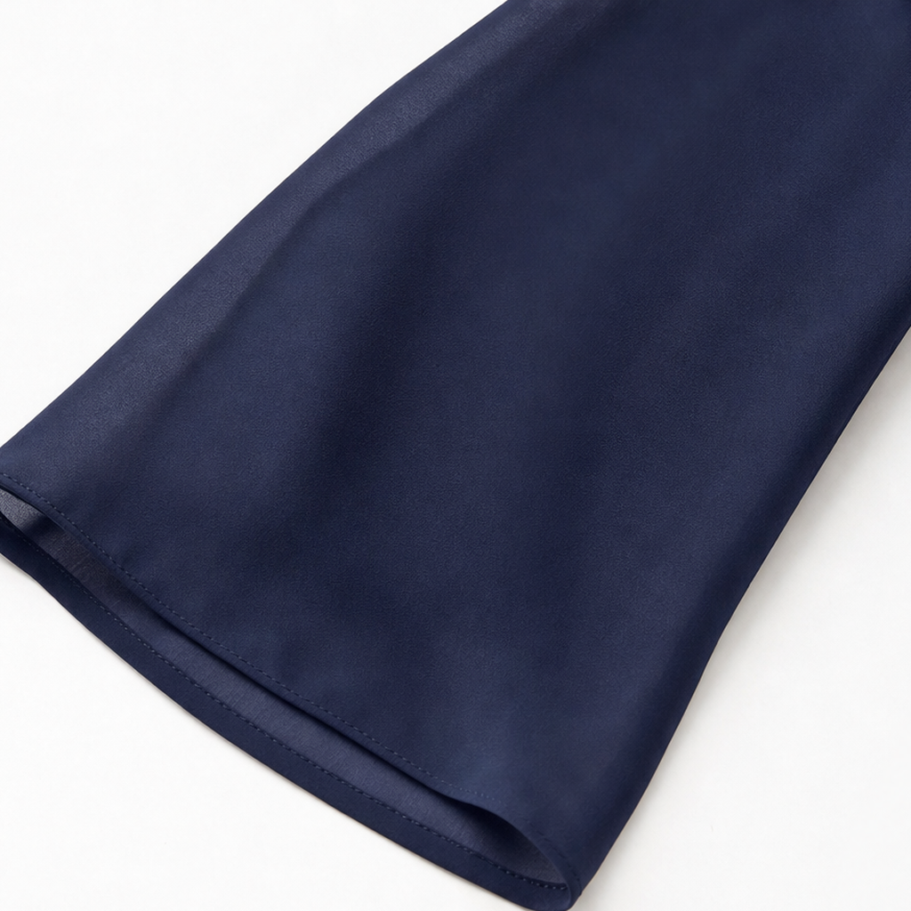 Elowen – Sleeveless Beaded-Waist Chiffon Dress With Jacket