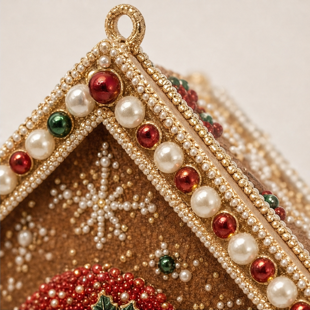 Pearlnoel – 3D Pearl Gingerbread House Craft Kit
