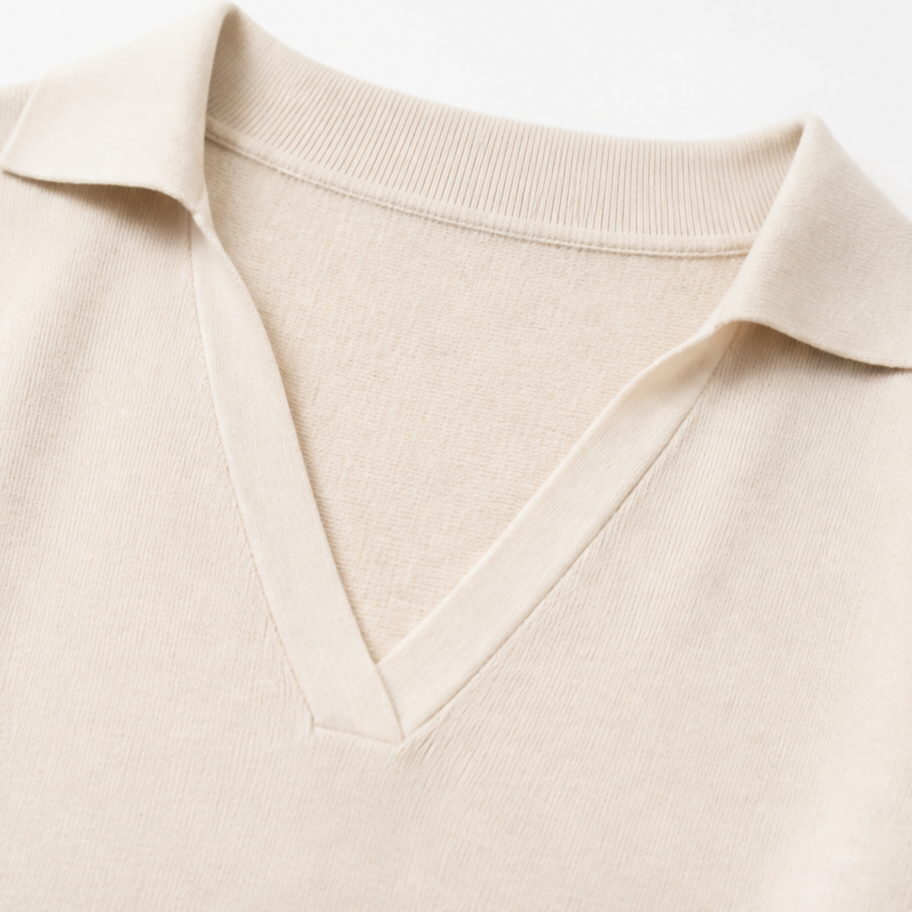 Marlowe – Polo Collar Wide-Leg Lounge Set
