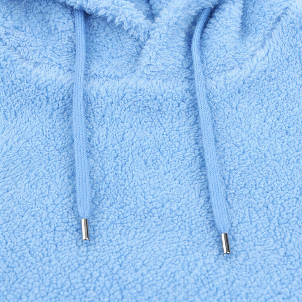 Coziya – Hooded Plush Fleece Maxi Robe Dress