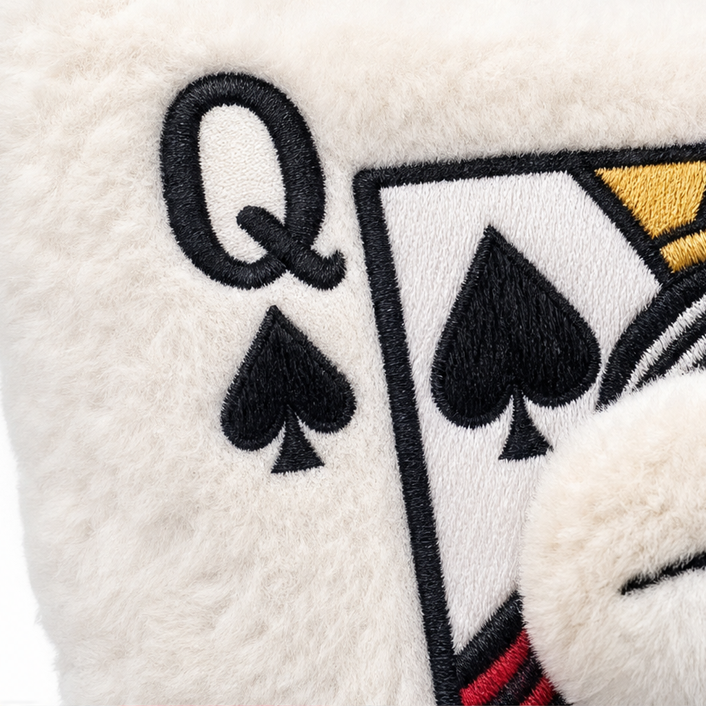 Velvina – Queen Of Spades Statement Throw Pillow