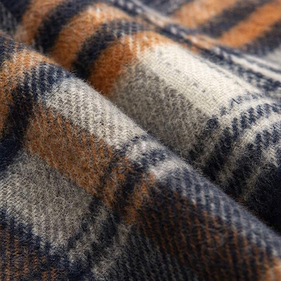Huntlyn – Sherpa-Lined Plaid Flannel Shacket