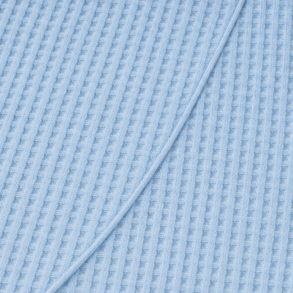 Draperly – Waffle-Knit-Look Asymmetric Hem Top