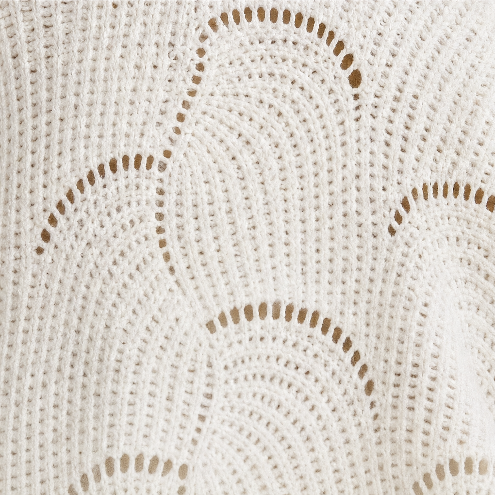 Wearbella – Hollow Wave Batwing Sleeve Sweater