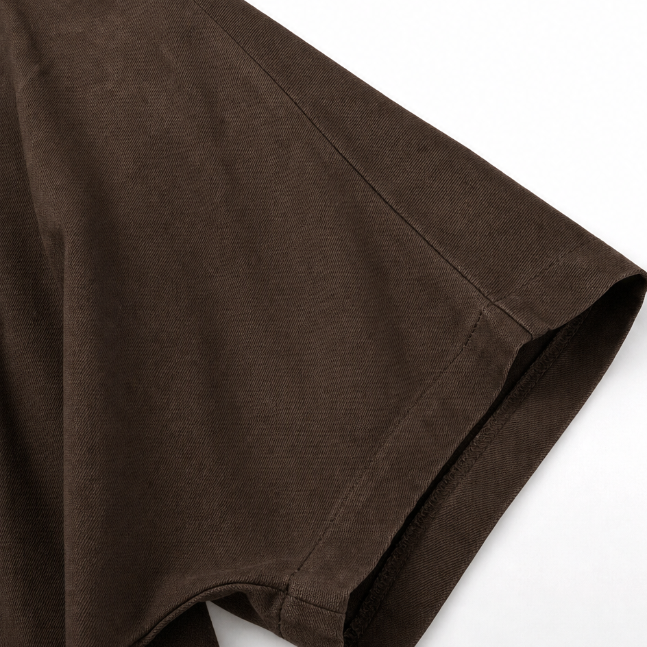 Elowen Set – Oversized Twill Top And Wide-Leg Pants Set