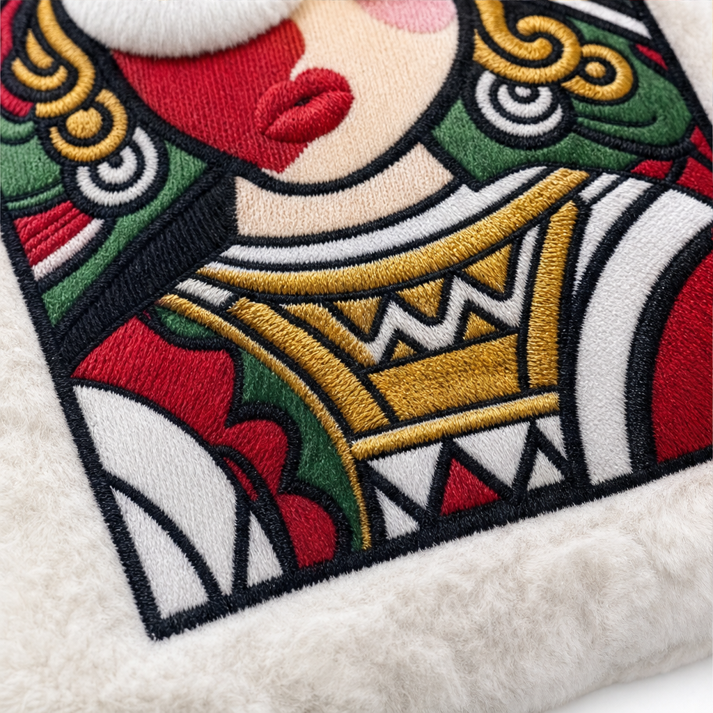 Velvina – Queen Of Spades Statement Throw Pillow