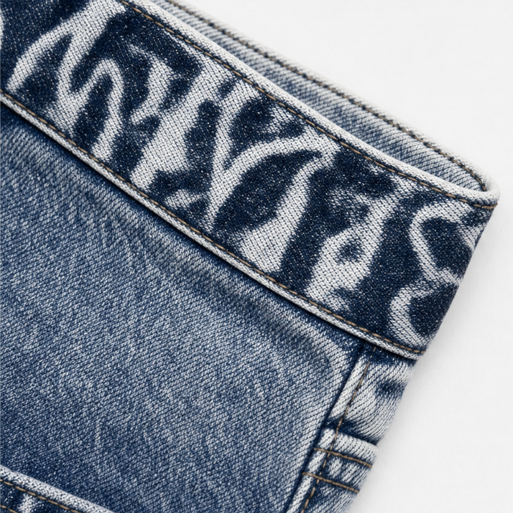 Wearlyn – Asymmetric Wrap-Waist Wide-Leg Jeans