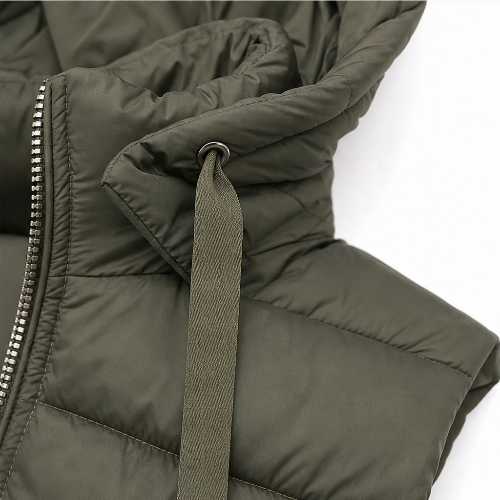 Wearbella – Longline Zip-Up Puffer Vest