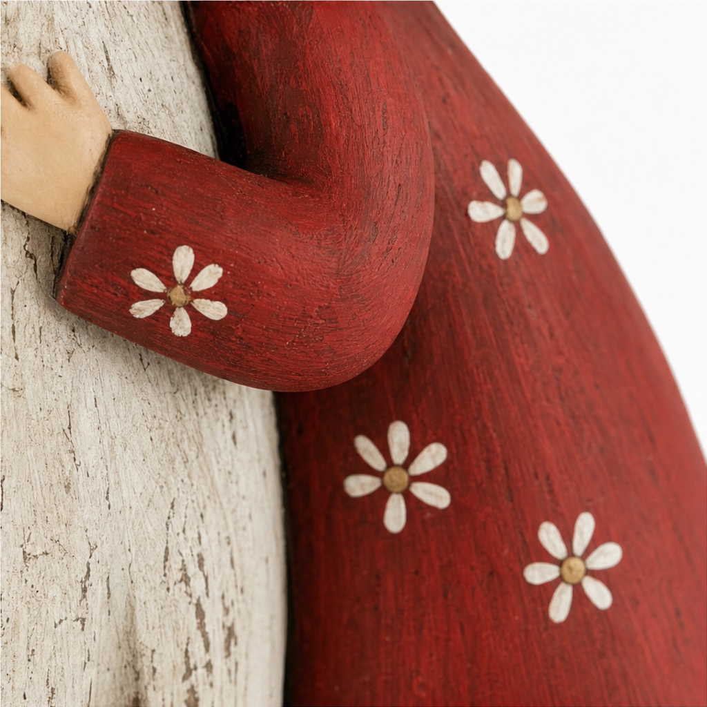 Wearbella – Distressed Girl Hugging Pet Figurine