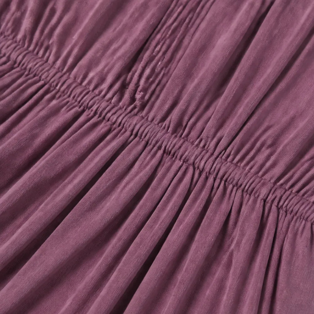 Marielle – Backless Drawstring Maxi Dress