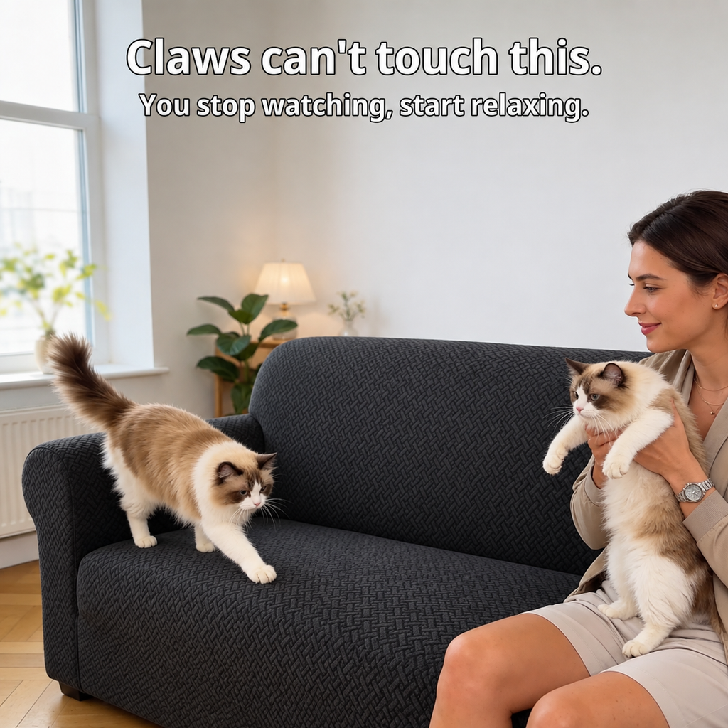 Stayvora – Jacquard Anti-Slip Stretch Sofa Cover