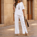 Elivara – Women's Asymmetric Two Piece Set