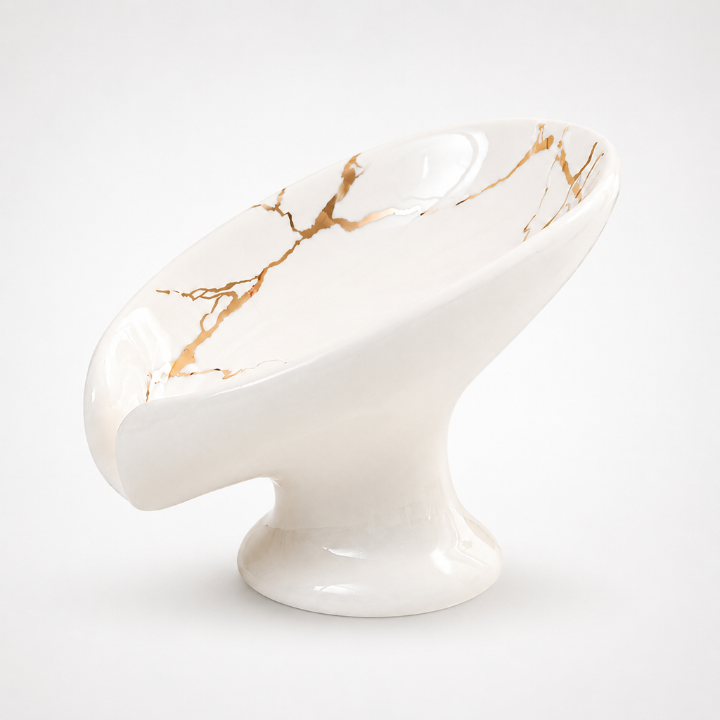 Leaflet – Self-Draining Ceramic Leaf Soap Dish