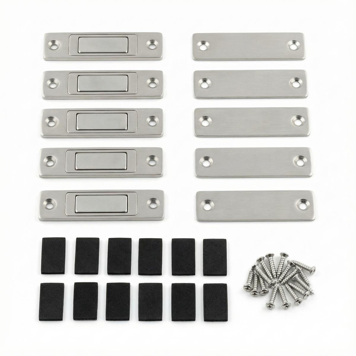 Snaplock - Ultra thin magnetic cabinet door catch (5-pack)