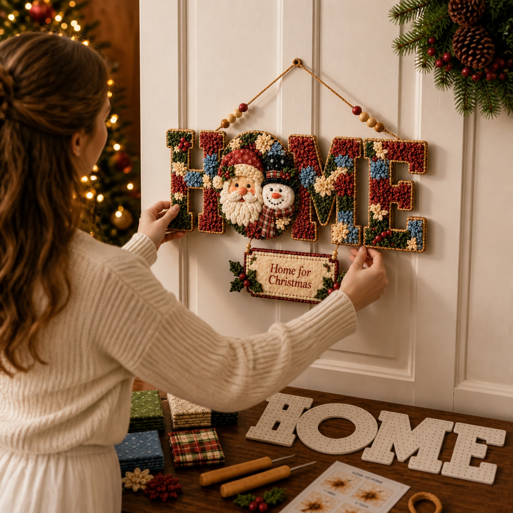 Pokeleigh – Poke-Art Fabric HOME Sign Kit
